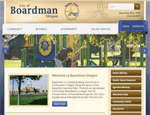 Tablet Screenshot of cityofboardman.com